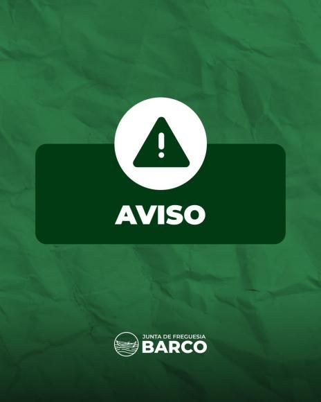 AVISO - Interrup&ccedil;&atilde;o tempor&aacute;ria no fornecimento de &aacute;gua